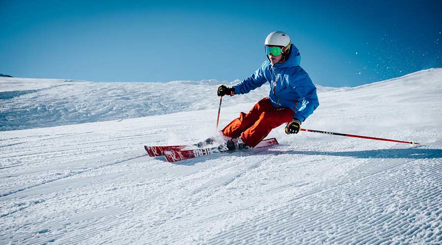 Sport - ski oder snowboard
